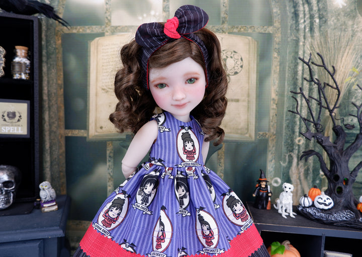 Lydia Cameo - dress with boots for Ruby Red Fashion Friends doll
