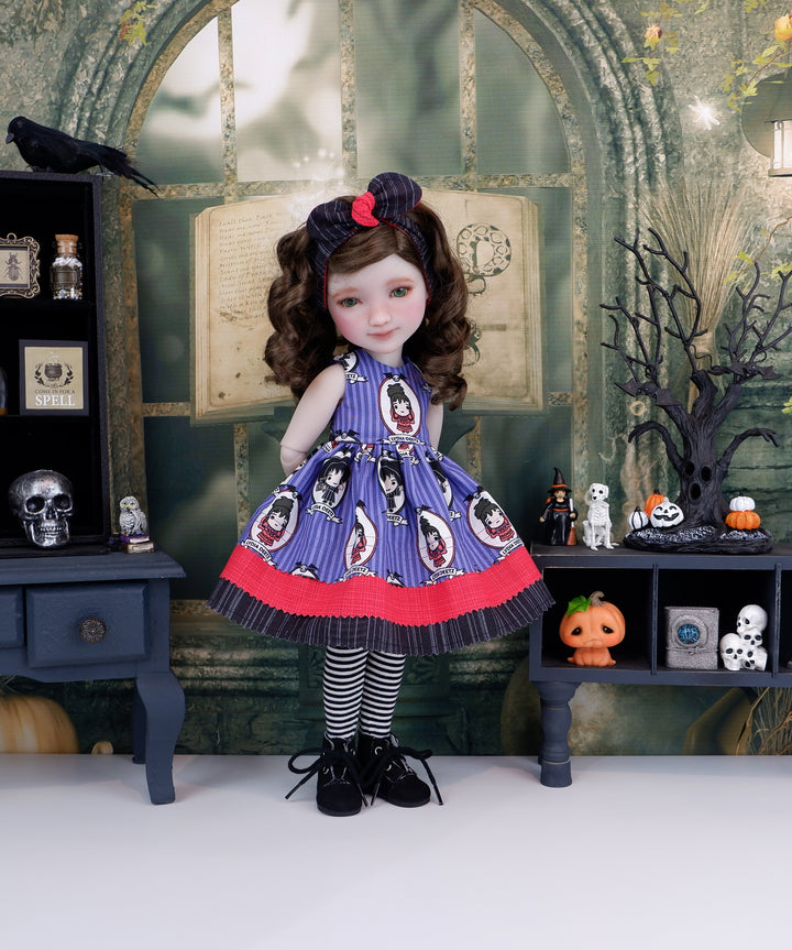 Lydia Cameo - dress with boots for Ruby Red Fashion Friends doll