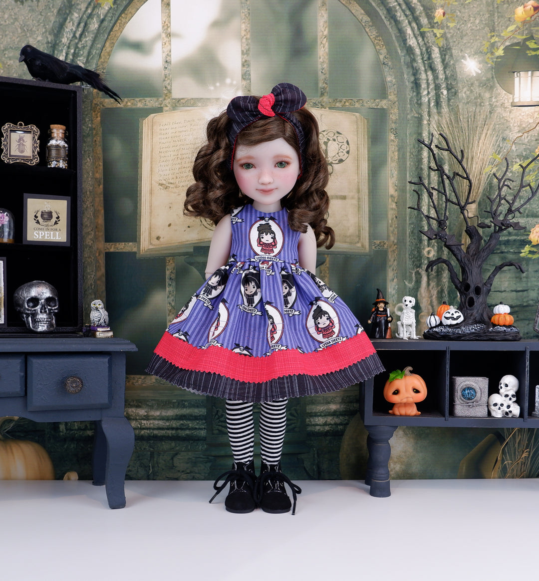 Lydia Cameo - dress with boots for Ruby Red Fashion Friends doll