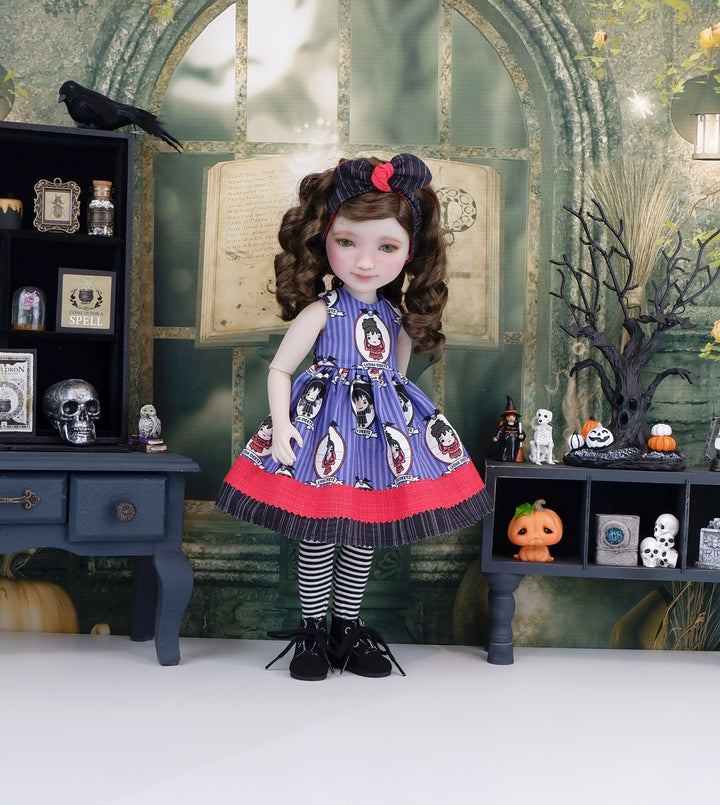 Lydia Cameo - dress with boots for Ruby Red Fashion Friends doll