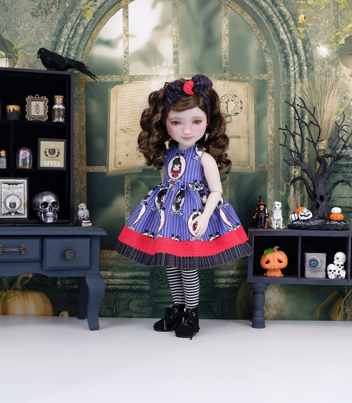 Lydia Cameo - dress with boots for Ruby Red Fashion Friends doll