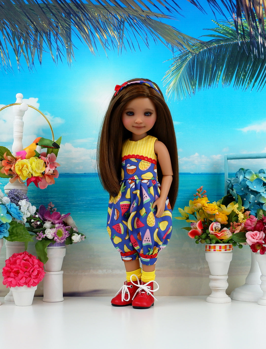 Mai Tai Too - romper & boots for Ruby Red Fashion Friends doll