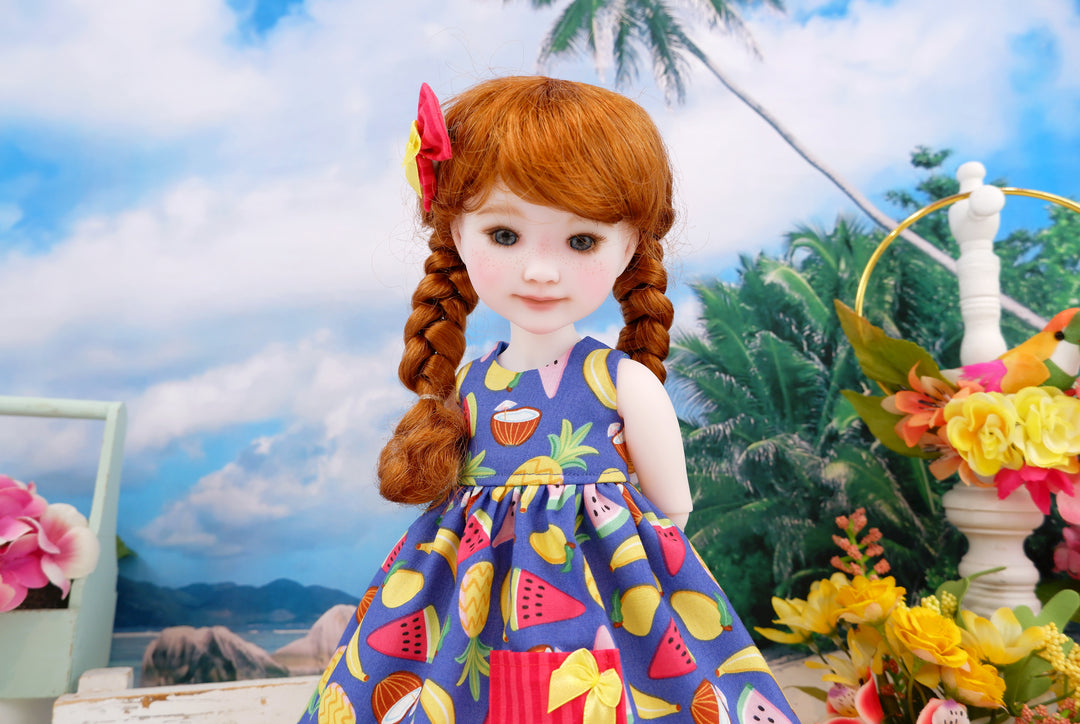 Mai Tai - dress with sandals for Ruby Red Fashion Friends doll
