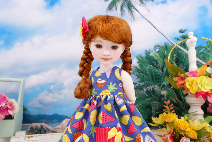 Mai Tai - dress with sandals for Ruby Red Fashion Friends doll