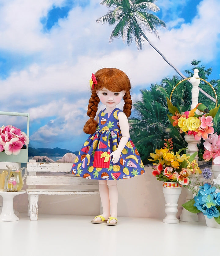 Mai Tai - dress with sandals for Ruby Red Fashion Friends doll
