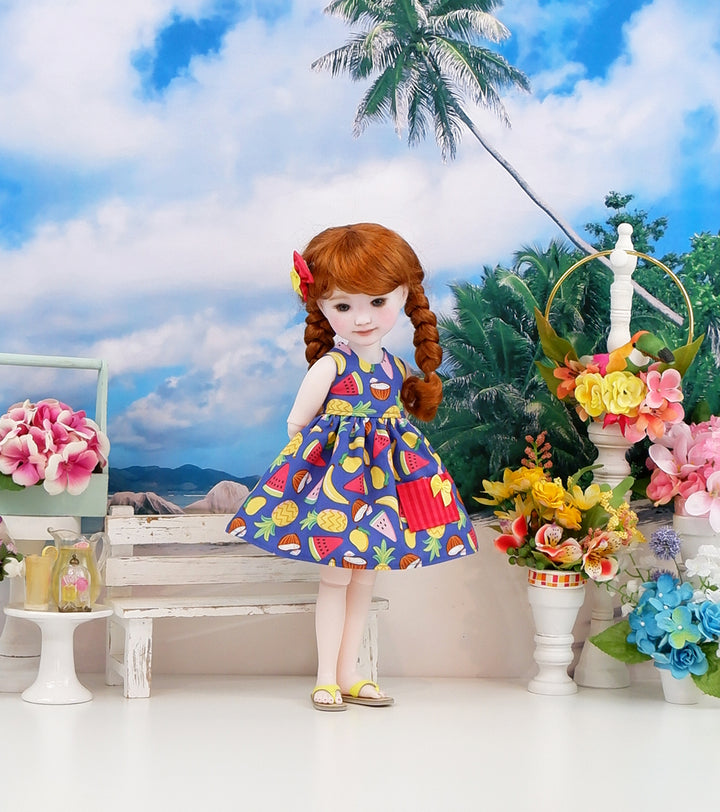 Mai Tai - dress with sandals for Ruby Red Fashion Friends doll