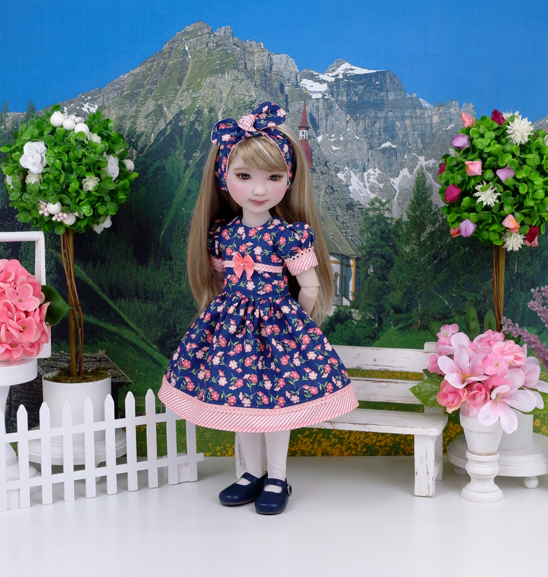 May Blooms - dress and shoes for Ruby Red Fashion Friends doll