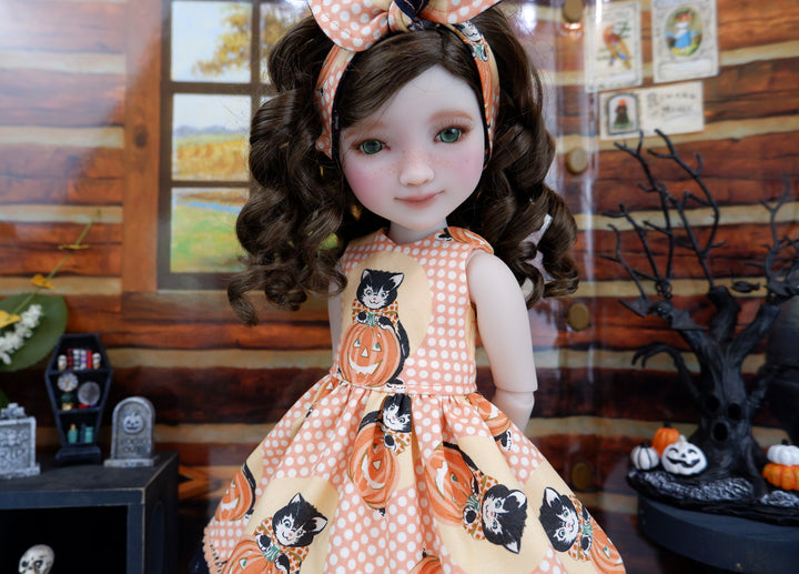 Meow O Ween - dress with boots for Ruby Red Fashion Friends doll