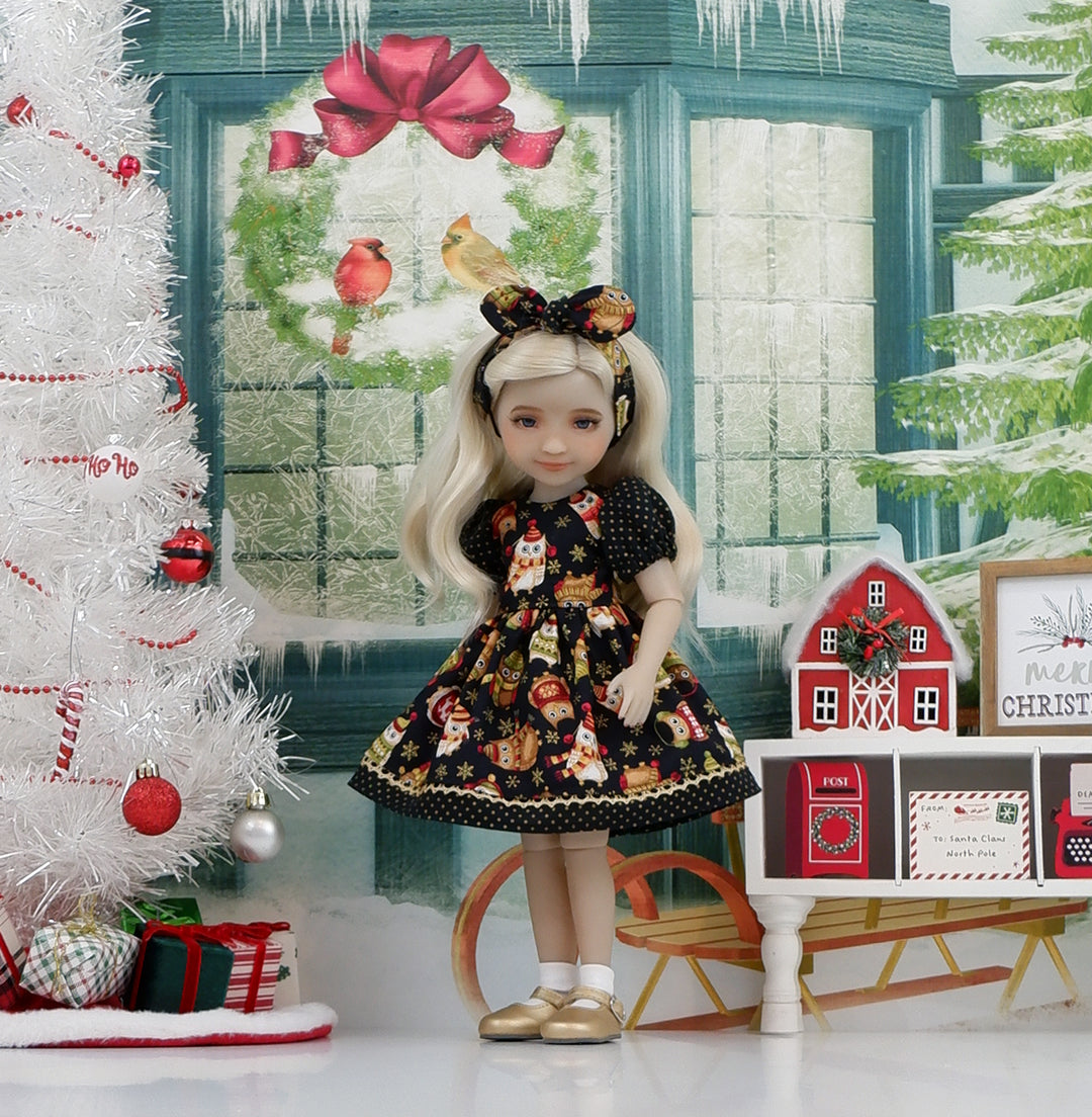 Merry Hoot - dress and shoes for Ruby Red Fashion Friends doll