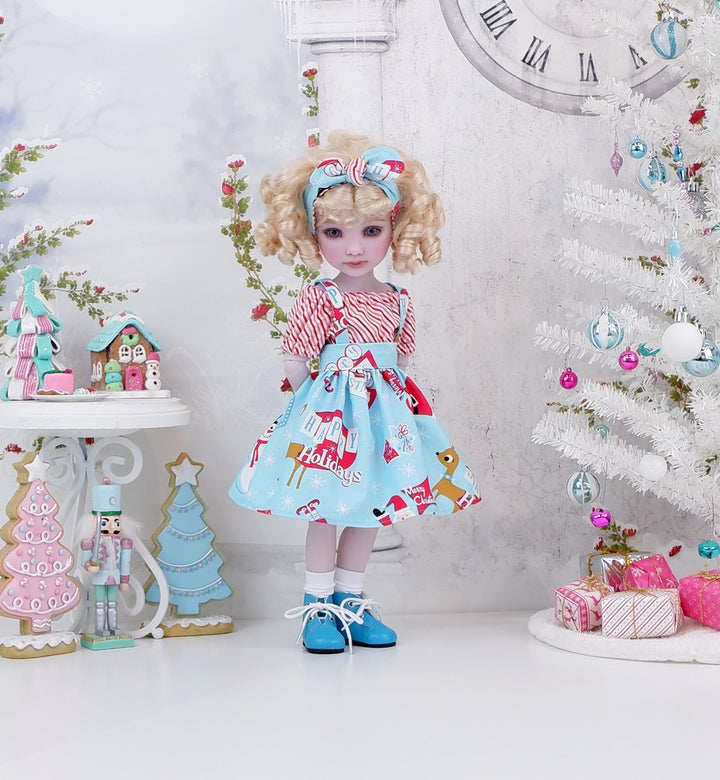 Merry & Jolly - blouse & jumper with boots for Ruby Red Fashion Friends doll