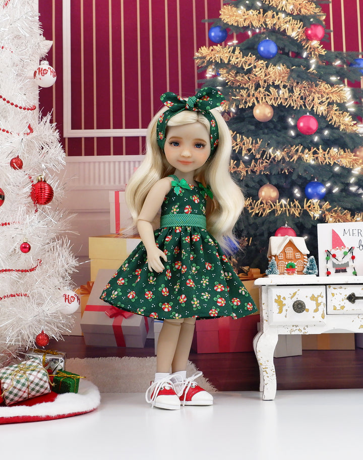 Merry Mints - dress with saddle shoes for Ruby Red Fashion Friends doll