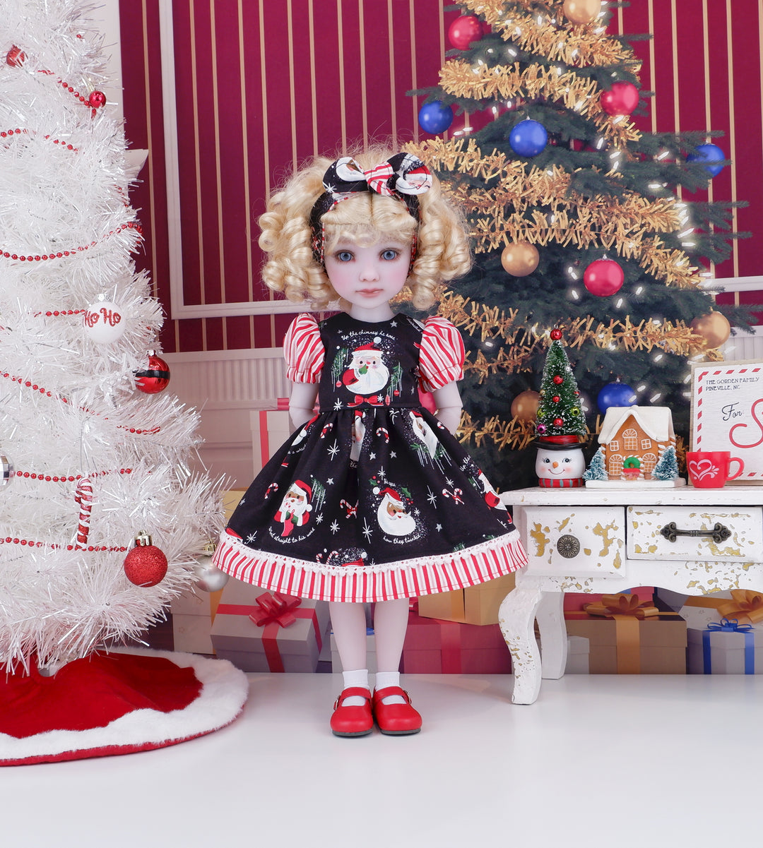 Merry Santa - dress and shoes for Ruby Red Fashion Friends doll