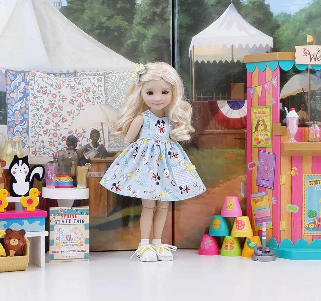 Mickey's Circus - dress with shoes for Ruby Red Fashion Friends doll
