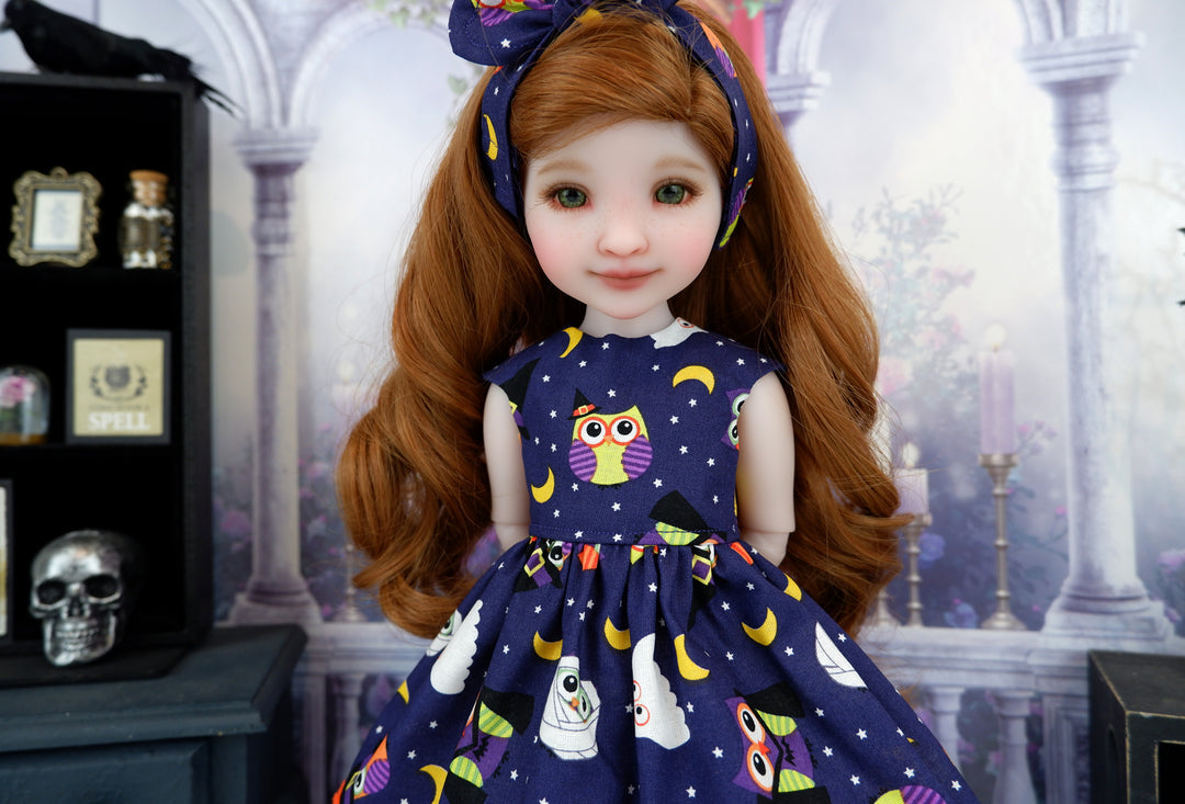 Midnight Owls - dress with boots for Ruby Red Fashion Friends doll