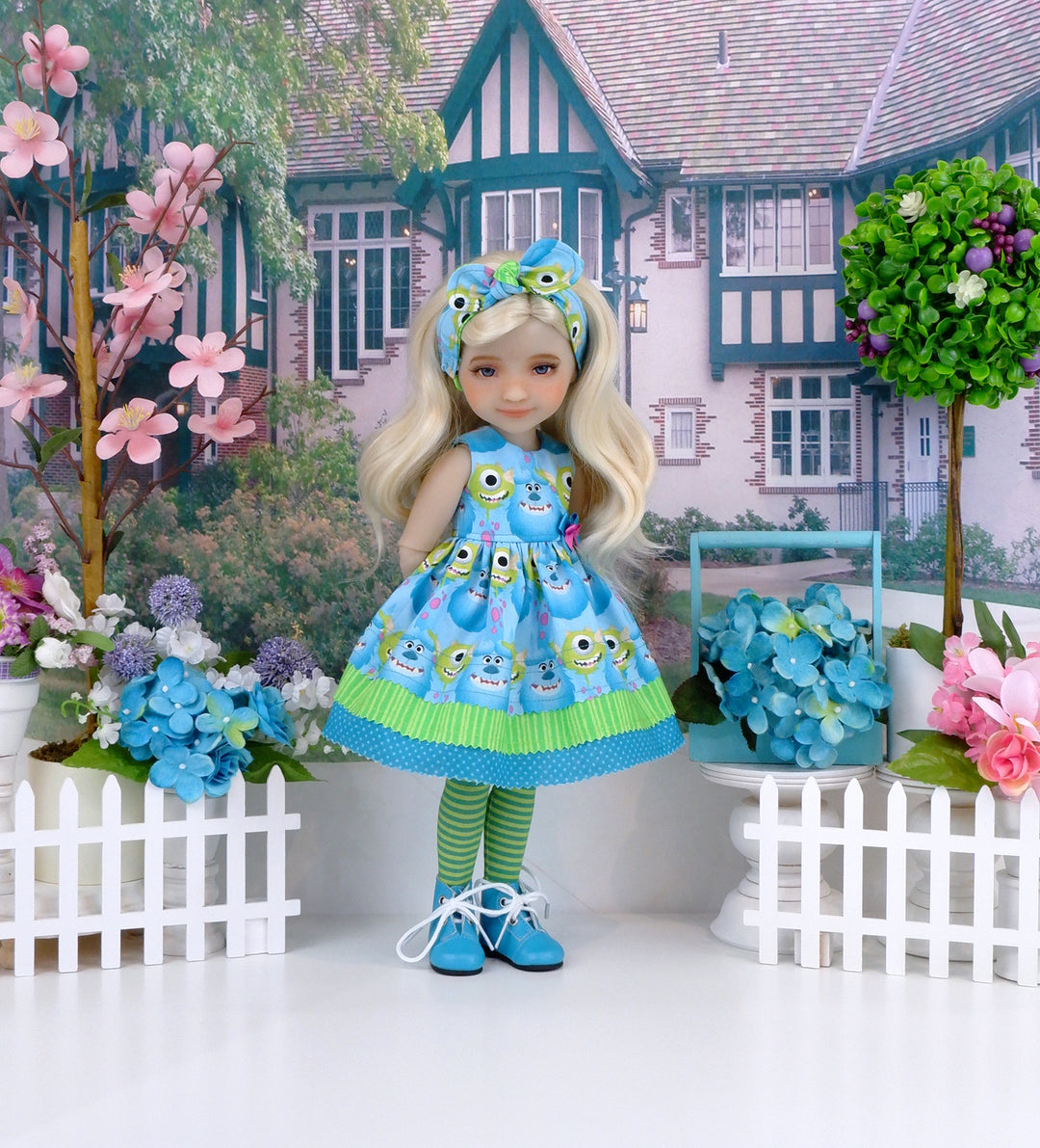 Mike & Sully - dress with boots for Ruby Red Fashion Friends doll