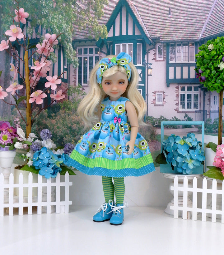 Mike & Sully - dress with boots for Ruby Red Fashion Friends doll