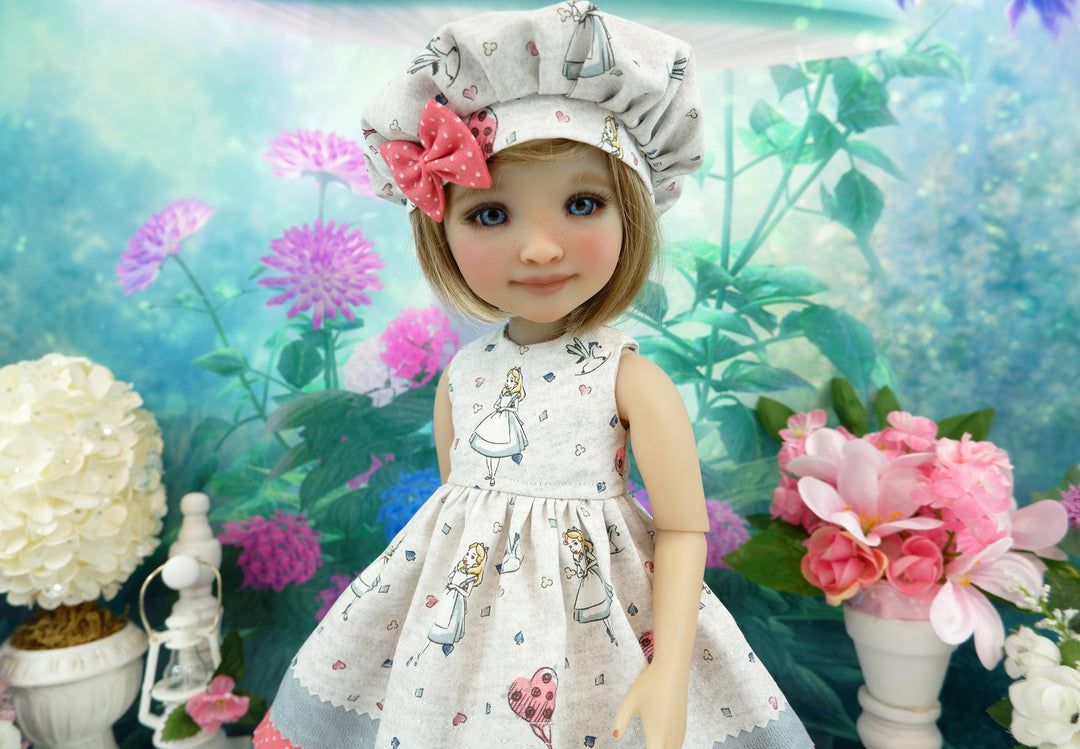 Miniature Alice - dress and boots for Ruby Red Fashion Friends doll