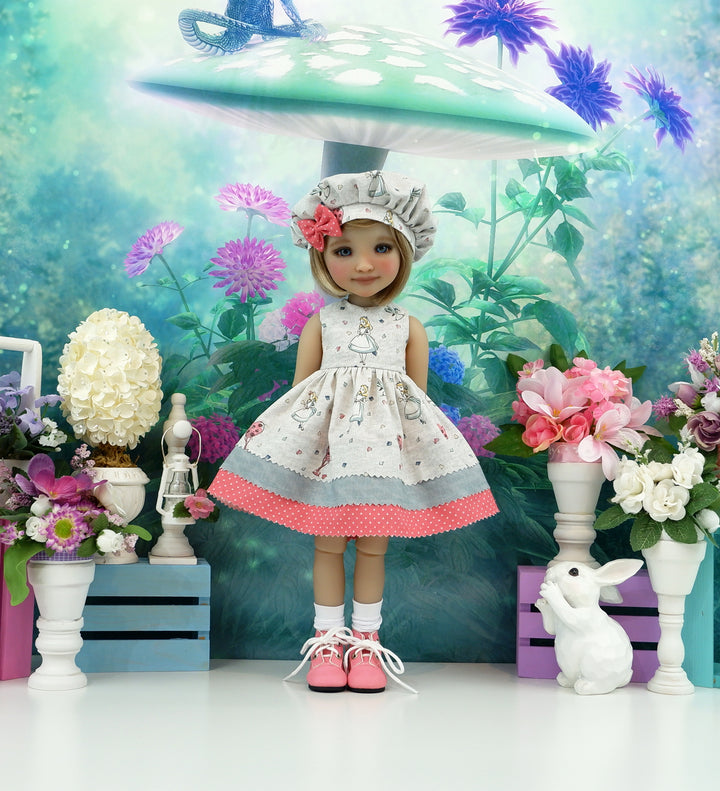 Miniature Alice - dress and boots for Ruby Red Fashion Friends doll