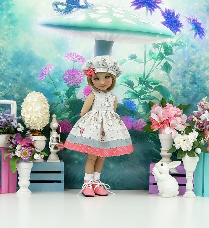 Miniature Alice - dress and boots for Ruby Red Fashion Friends doll