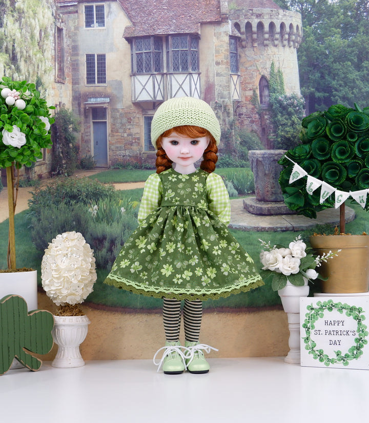Miss Clover - dress ensemble with boots for Ruby Red Fashion Friends doll