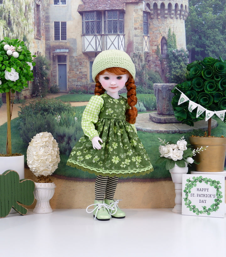 Miss Clover - dress ensemble with boots for Ruby Red Fashion Friends doll