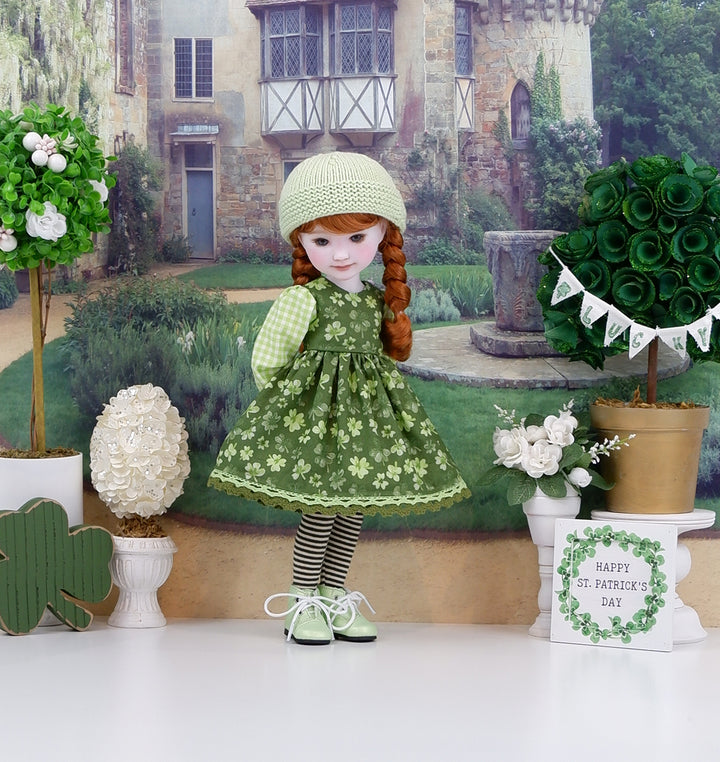 Miss Clover - dress ensemble with boots for Ruby Red Fashion Friends doll