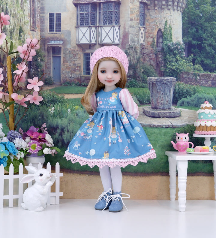 Miss Wonderland - dress ensemble with boots for Ruby Red Fashion Friends doll
