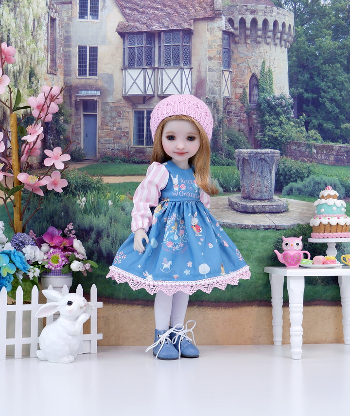 Miss Wonderland - dress ensemble with boots for Ruby Red Fashion Friends doll
