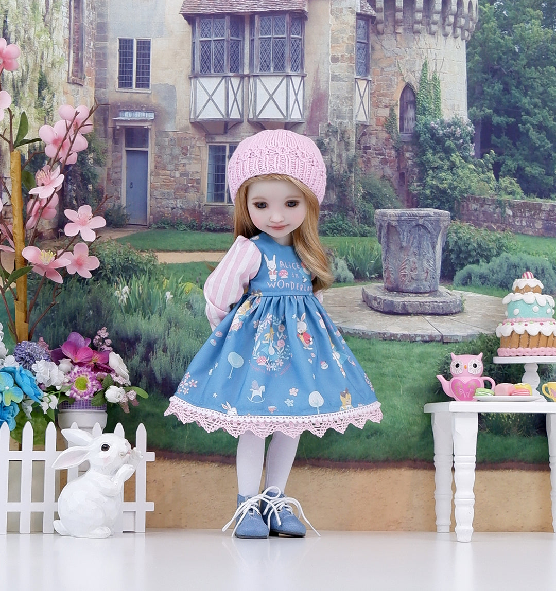 Miss Wonderland - dress ensemble with boots for Ruby Red Fashion Friends doll