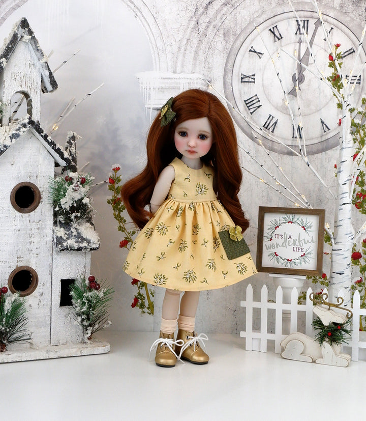 Mistletoe Kisses - dress with sweater & boots for Ruby Red Fashion Friends doll
