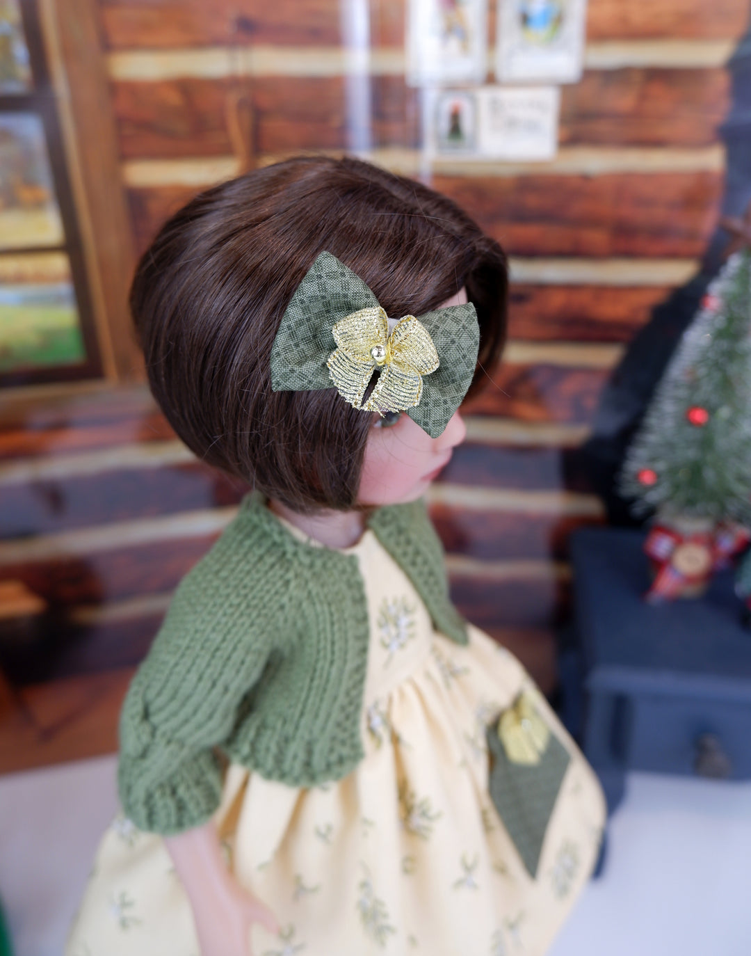 Mistletoe Kisses - dress with sweater & boots for Ruby Red Fashion Friends doll