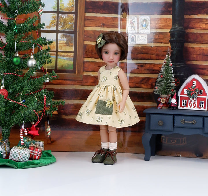 Mistletoe Kisses - dress with sweater & boots for Ruby Red Fashion Friends doll