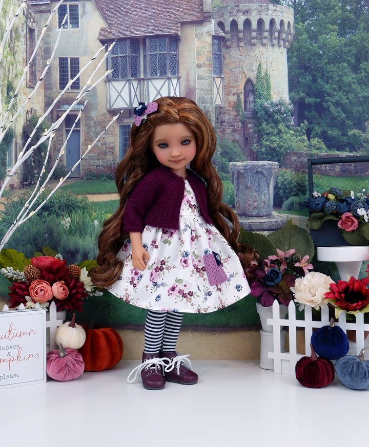 Moody Roses - dress with sweater & boots for Ruby Red Fashion Friends doll