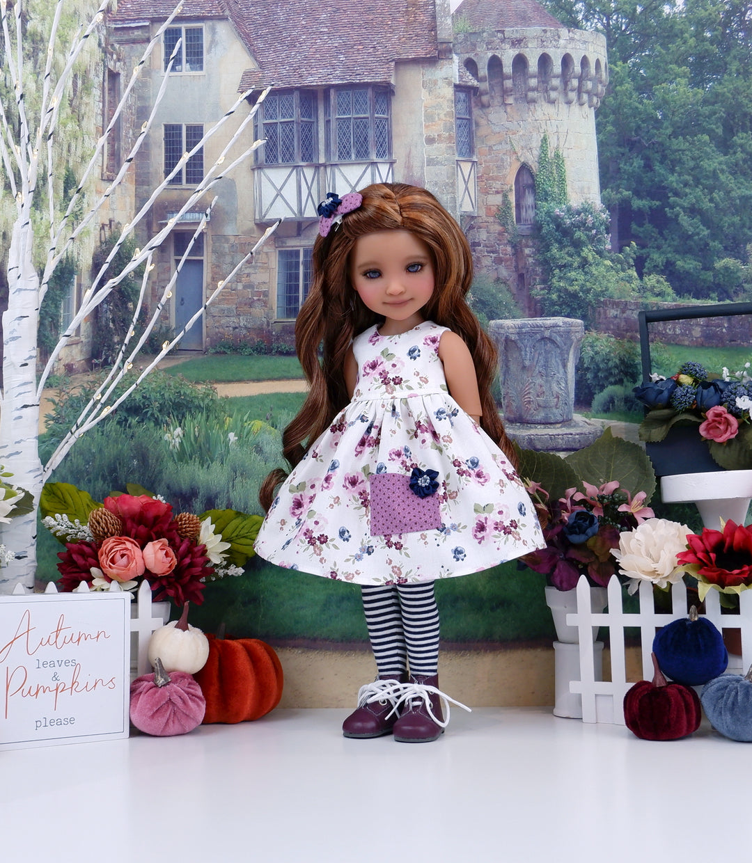 Moody Roses - dress with sweater & boots for Ruby Red Fashion Friends doll