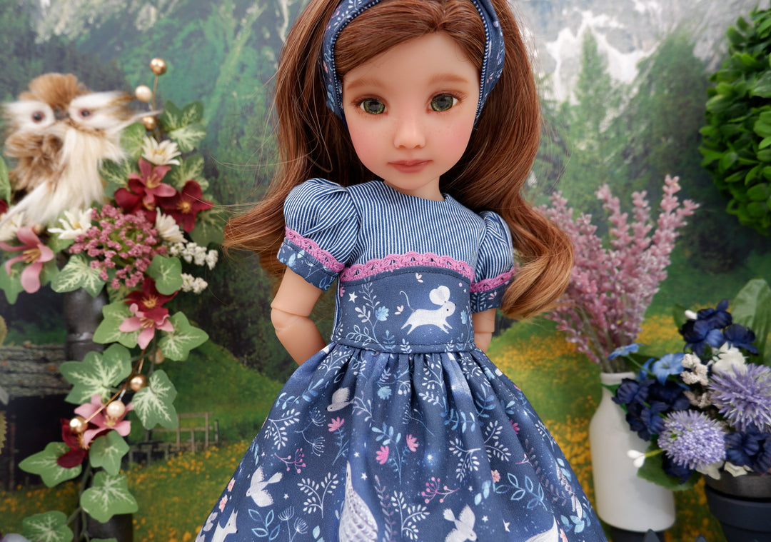 Moonlit Critters - dress and shoes for Ruby Red Fashion Friends doll