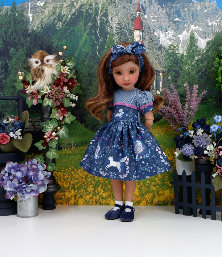 Moonlit Critters - dress and shoes for Ruby Red Fashion Friends doll