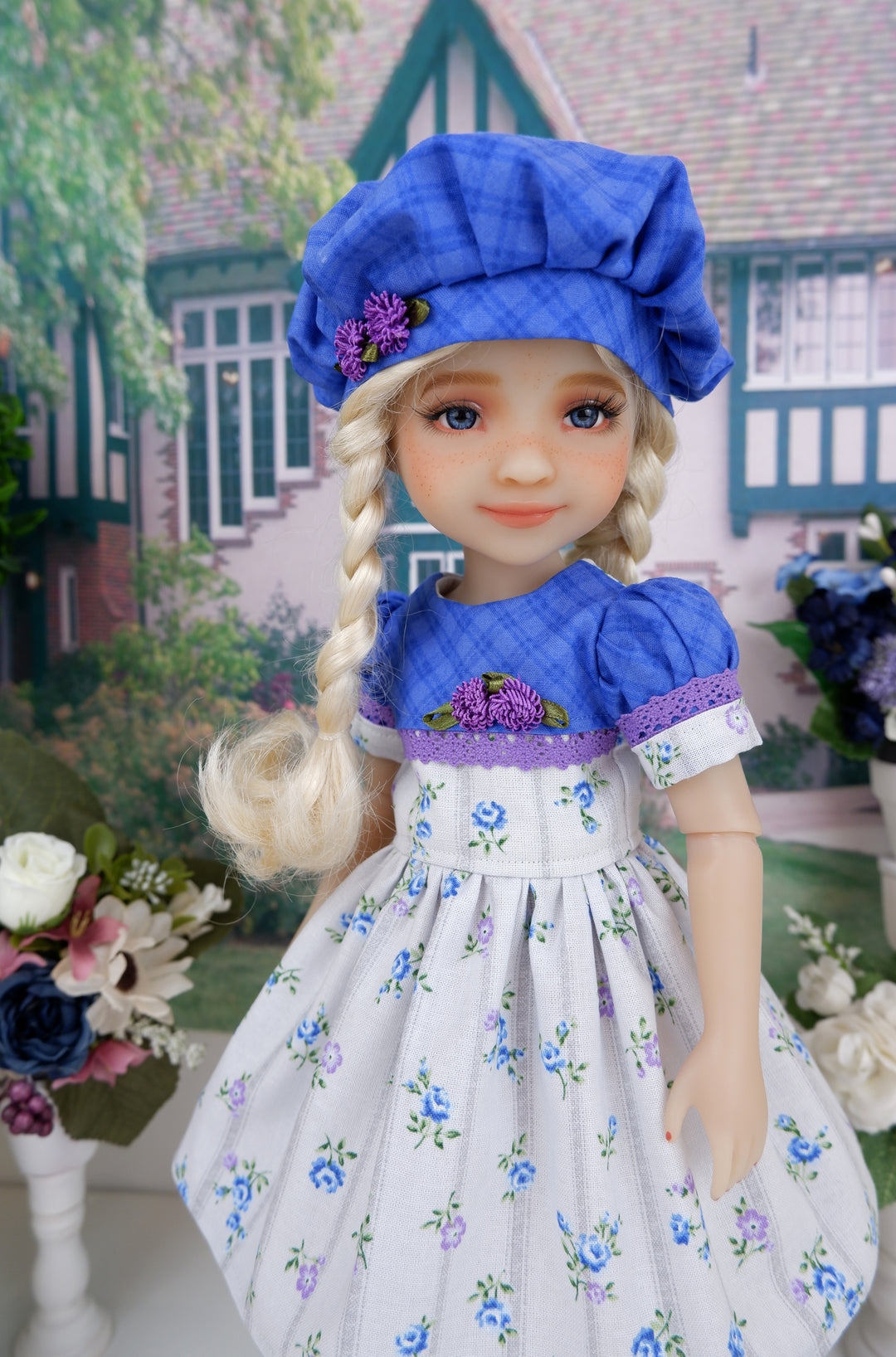 Morning Roses - dress with shoes for Ruby Red Fashion Friends doll
