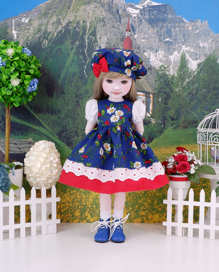Mountain Daisy - dress with boots for Ruby Red Fashion Friends doll