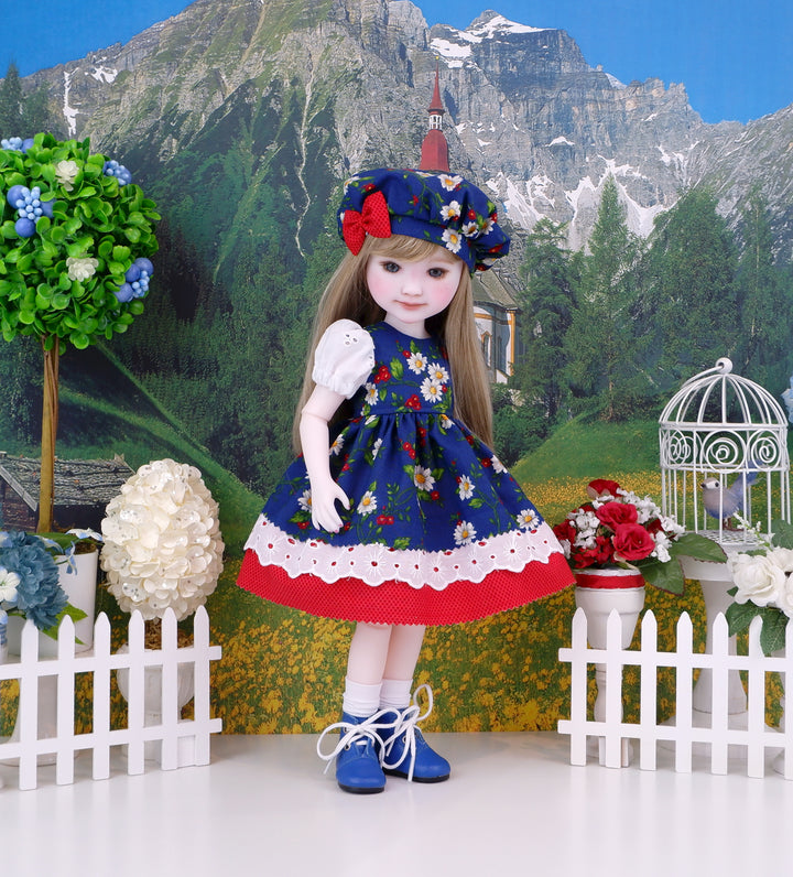 Mountain Daisy - dress with boots for Ruby Red Fashion Friends doll