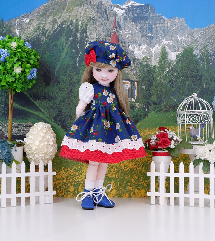 Mountain Daisy - dress with boots for Ruby Red Fashion Friends doll