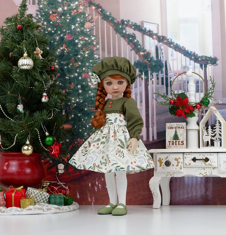 Mountain Foliage - dress with shoes for Ruby Red Fashion Friends doll