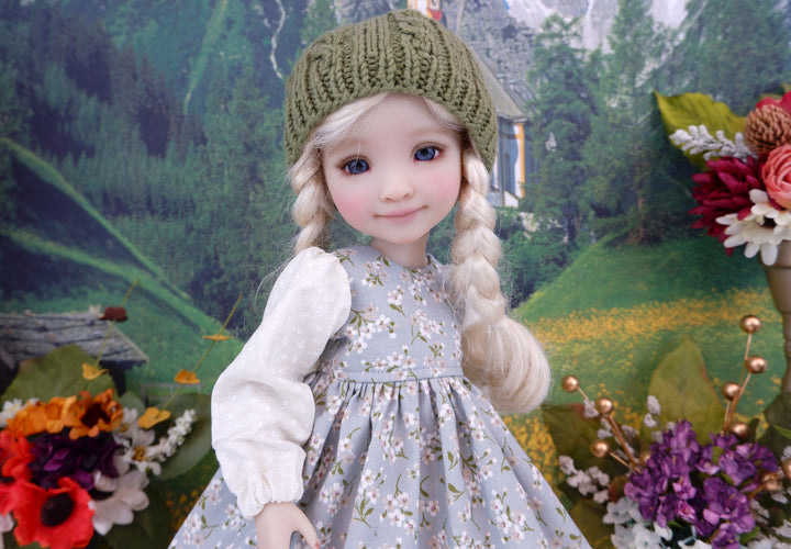 Mountain Wildflowers - dress with boots for Ruby Red Fashion Friends doll