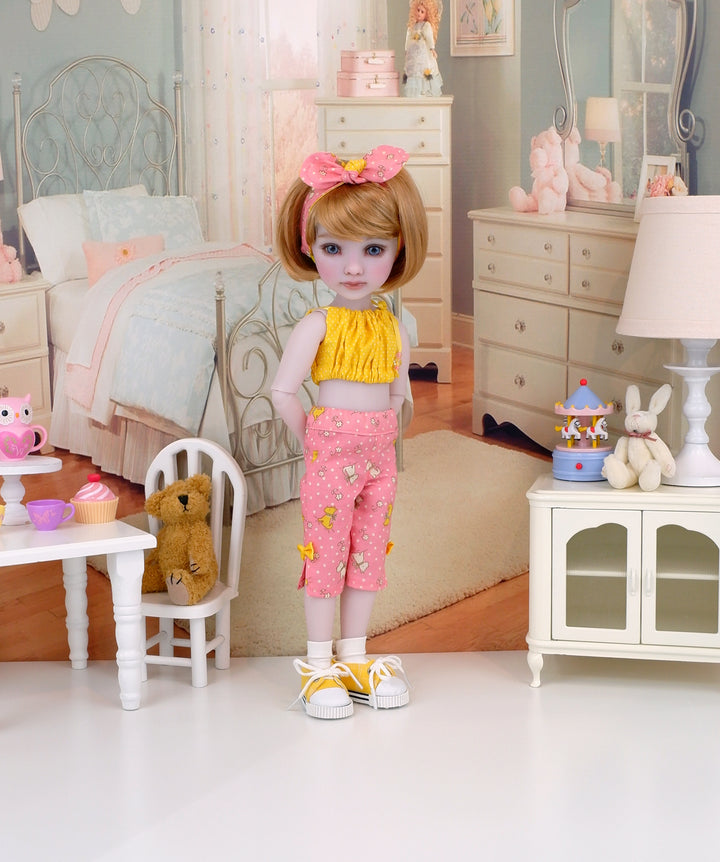 My Westie - crop top & capris with shoes for Ruby Red Fashion Friends doll