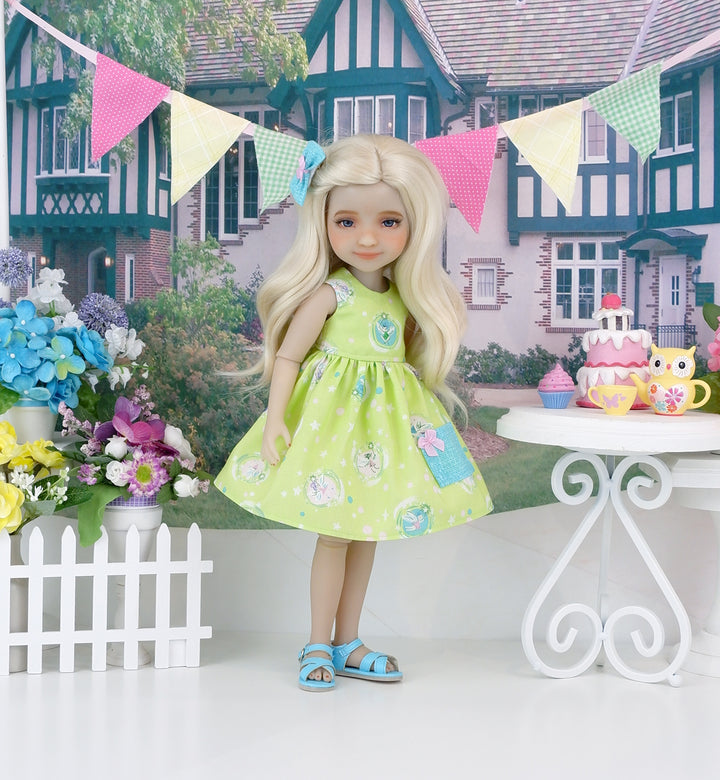 Neverland Fairy - dress with sandals for Ruby Red Fashion Friends doll