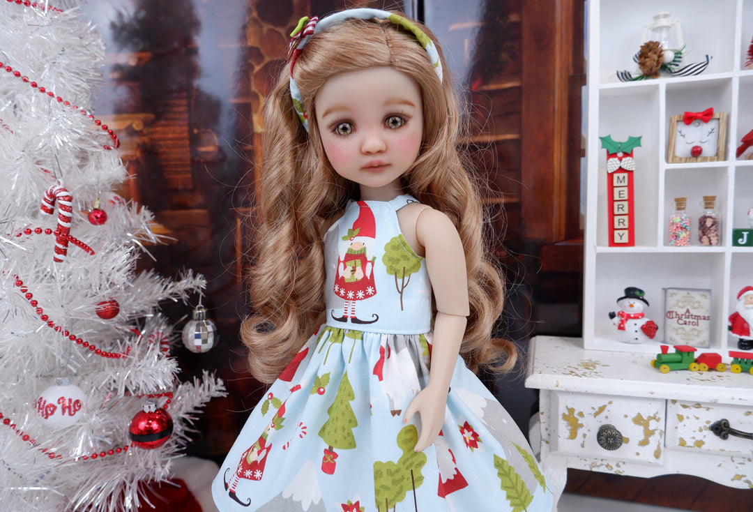 Nordic Gnomes - dress with boots for Ruby Red Fashion Friends doll