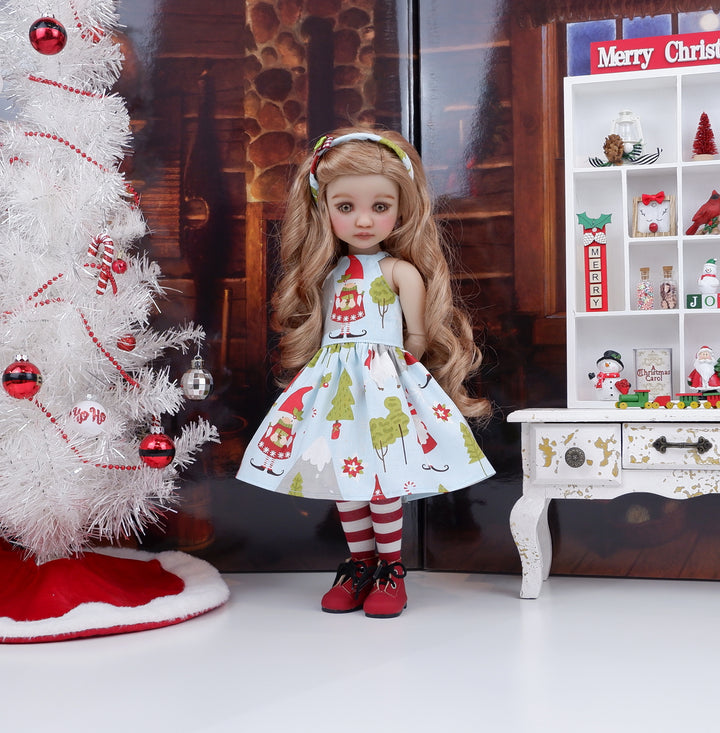 Nordic Gnomes - dress with boots for Ruby Red Fashion Friends doll