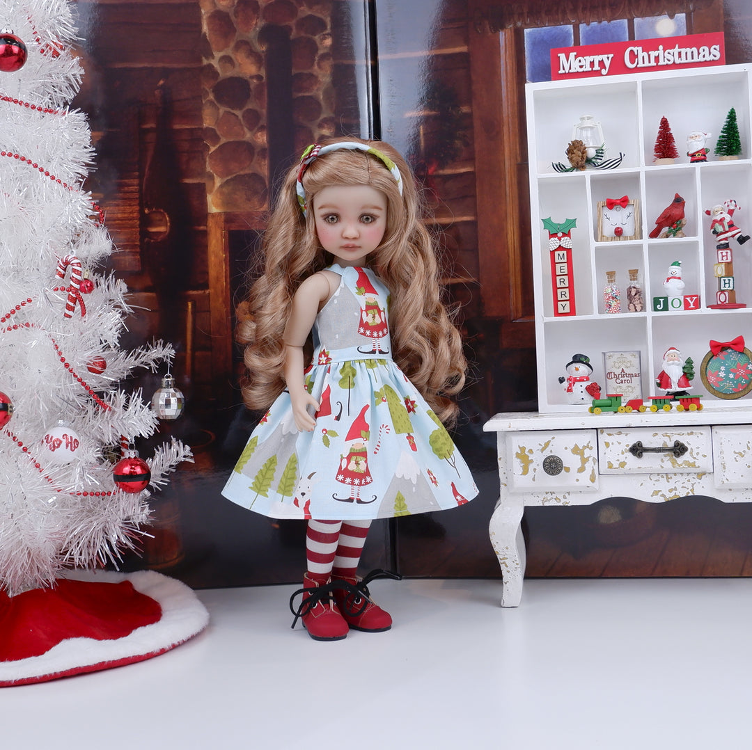 Nordic Gnomes - dress with boots for Ruby Red Fashion Friends doll