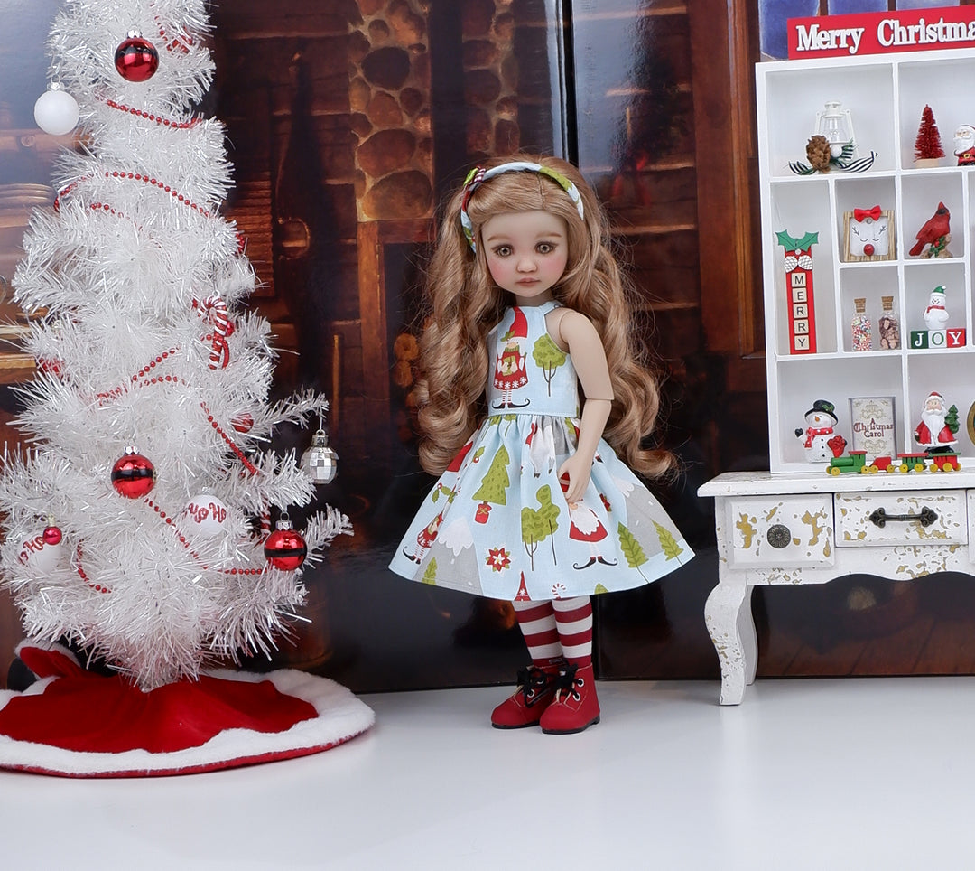 Nordic Gnomes - dress with boots for Ruby Red Fashion Friends doll
