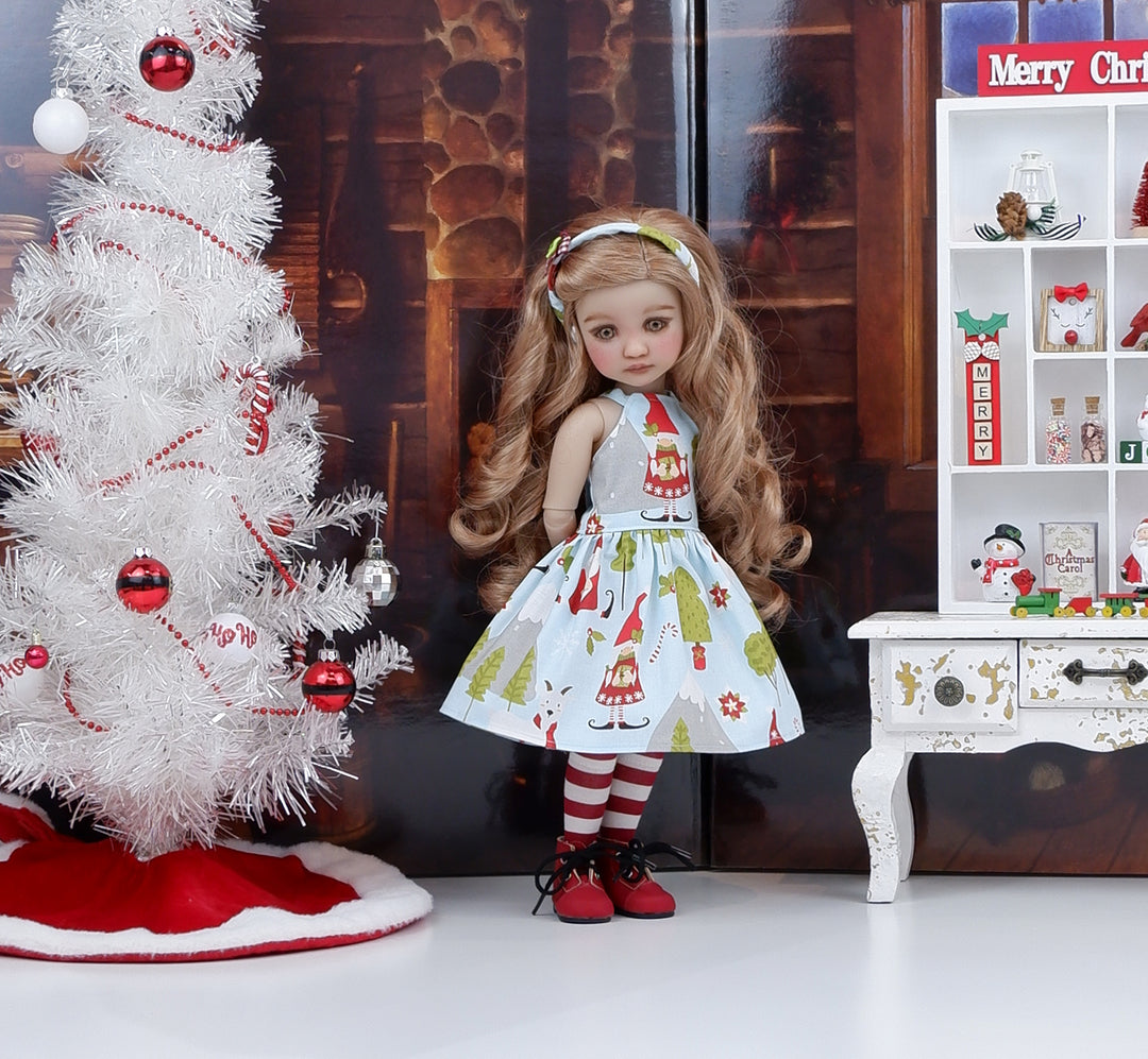 Nordic Gnomes - dress with boots for Ruby Red Fashion Friends doll