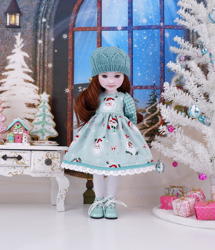 North Pole Santa - dress ensemble with boots for Ruby Red Fashion Friends doll